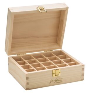 FARFALLA Aromakoffer für 20 ätherische Öle