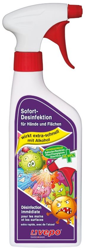 VEPO Sofort Desinfekt Hände Flächen     Spr 500 ml