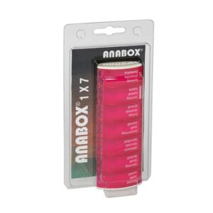 ANABOX Medidispenser 1x7 pink D/F/I im Bliste