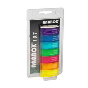 ANABOX Medidispenser 1x7 bunt D/F/I im Bliste
