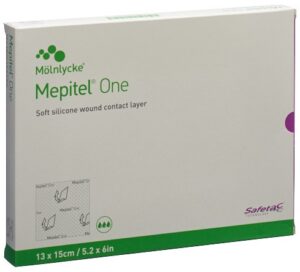 MEPITEL One Wundverband 13x15cm (skin tears) 5 Stk