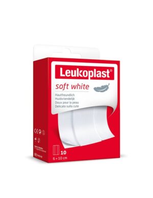 LEUKOPLAST soft white 6x10cm 10 Stk