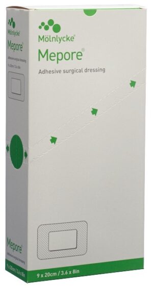 MEPORE Wundverband 20x9cm Wundki 15x5cm (n) 30 Stk