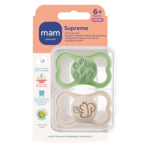 MAM Supreme Nuggi Sil 6-16m 2 Stk