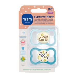 MAM Supreme Night Nuggi Sil 16-36m 2 Stk