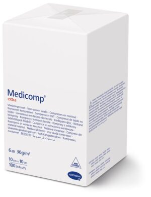 MEDICOMP Extra 6 fach S30 10x10cm unsteBtl 100 Stk