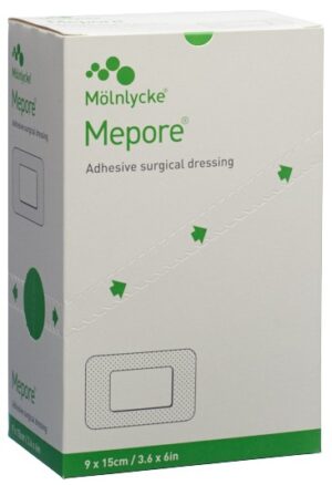 MEPORE Wundverband 15x9cm Wundki 10x5cm (n) 50 Stk