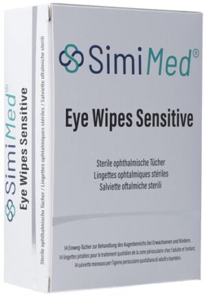 SIMIMED Eye Wipes Sensitive Btl 14 Stk