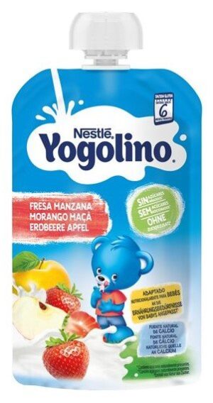 NESTLE Yogolino Erdbeere Apfel 6M 100 g