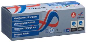 TIMASK Einweg-Medizinmaske Typ IIR Elegance 20 Stk