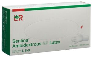 SENTINA Handschuhe L Latex                 100 Stk