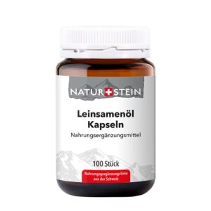 NATURSTEIN Leinsamenöl Kaps         Glasfl 100 Stk