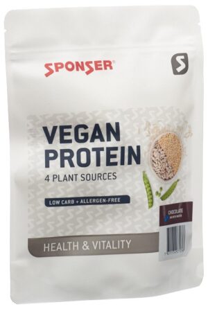 SPONSER Vegan Protein Chocolate Btl 480 g