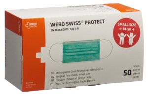 WERO SWISS Protect Maske Typ IIR Small  Box 50 Stk