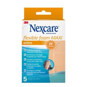 3M NEXCARE Flexible Foam Maxi Activ 50x101mm 5 Stk