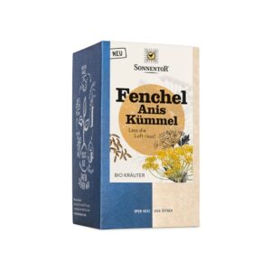 SONNENTOR Fenchel Anis Kümmel Tee Bio   Btl 18 Stk