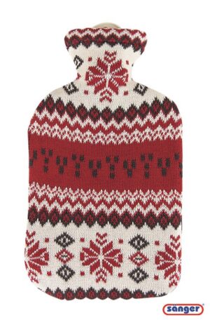 SANGER Wärmflasche Naturkau Strickb 2l Nordstern