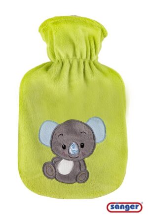 SANGER Wärmflasche Naturkau Velourb 0.8l Koala