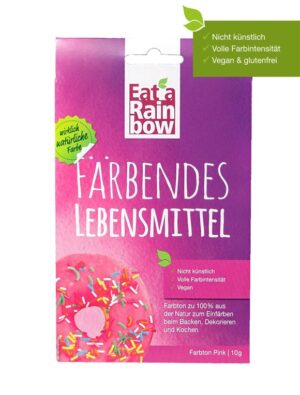 EAT A RAINBOW Färbendes Lebensmittel pink Btl 10 g