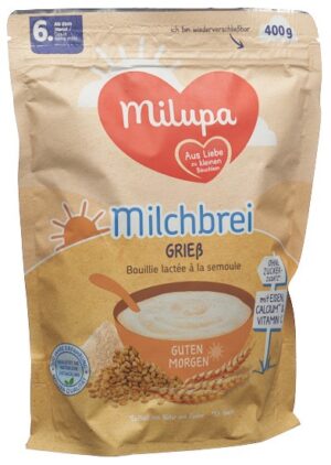 MILUPA Milchbrei Griess 6M               Btl 400 g