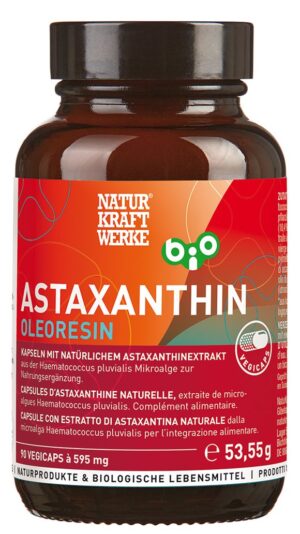 NATURKRAFTWERKE Astaxanthin Vegicaps BiGlas 90 Stk