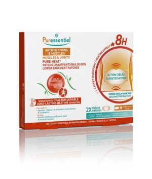 PURESSENTIEL Wärmende Pflaster untererKarton 2 Stk