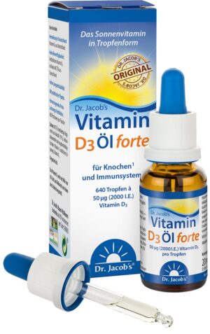DR. JACOB'S Vitamin D3 Öl forte 2000 IPip Fl 20 ml