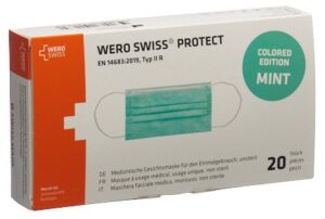 WERO SWISS Protect Maske Typ IIR mint   Box 20 Stk