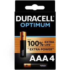 DURACELL Batt Optimum AAA 4 Stk