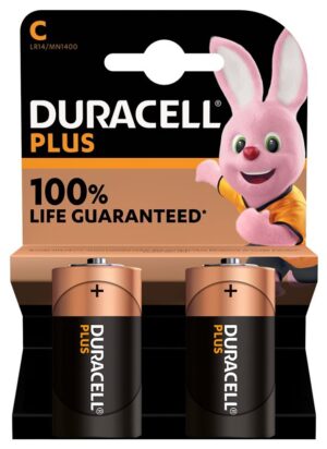 DURACELL Batt Plus C / LR14 Blist 2 Stk
