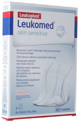 LEUKOMED skin sensitive 8x10cm               5 Stk
