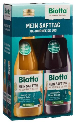 BIOTTA Mein Safttag Set 2 Fl 5 dl