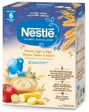 NESTLE Milchbrei Pyjama Banane Apfel&Haf 6M 450 g