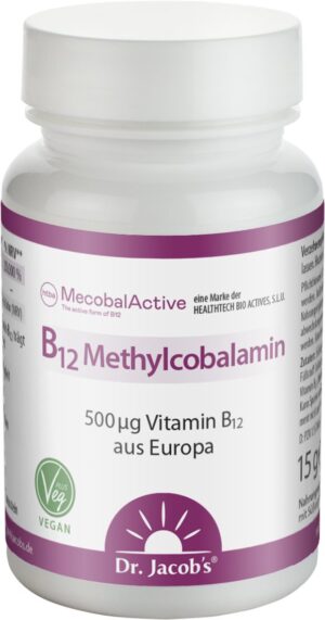 DR. JACOB'S B12 Methylcobalamin LutschtabDs 60 Stk