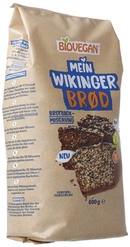 BIOVEGAN Mein Wiking Brod Brotbackmisch vBtl 600 g