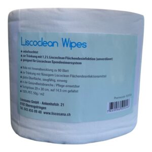 LISCOCLEAN Wipes unbefeuchtet gefalt Blat   90 Stk