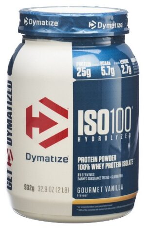 DYMATIZE Iso 100 Gourmet Vanilla          Ds 932 g
