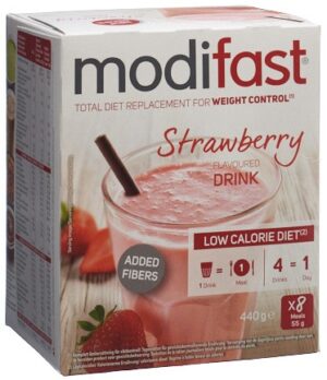 MODIFAST Drink Erdbeere 8 55 g