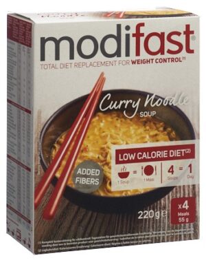 MODIFAST Nudelsuppe Curry 4 55 g
