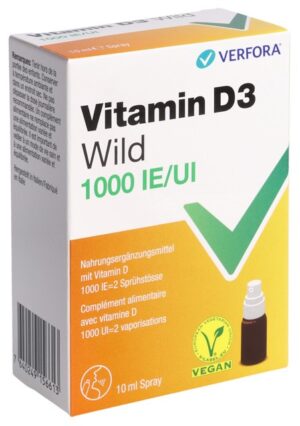 VITAMIN D3 WILD Spray 1000 IE vegan 10 ml