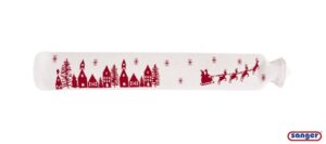 SANGER Wärmflasche Naturkau Longi 2.5l Strick Xmas