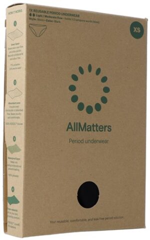 ALLMATTERS Periodenunterw Slip XS li/mod Karton