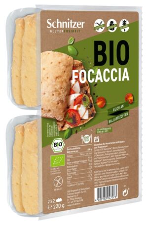 SCHNITZER Bio Focaccia                   Btl 220 g