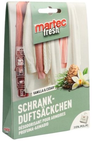 MARTEC Schrank-Duftsäckchen              Btl 3 Stk