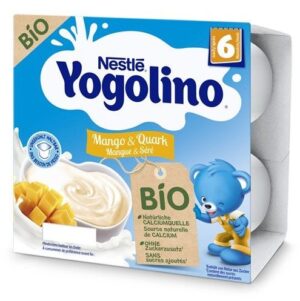 NESTLE Yogolino Bio Mango Quark 6M          4 90 g