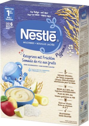 NESTLE Reisgriess Pyjama mit Früchten 6M     250 g