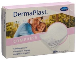 DERMAPLAST Compress 8x12cm                  80 Stk
