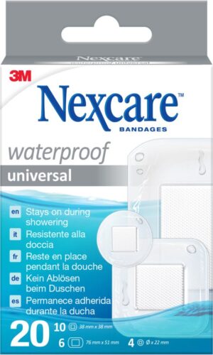 3M NEXCARE Waterproof univer Pflaste Gröss  20 Stk
