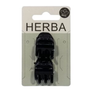 HERBA Ecofriendly Klammer 2.2cm schwarz      2 Stk