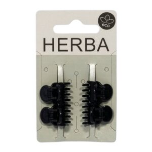 HERBA Ecofriendly Pinzettina 1.6cm schwarz   4 Stk